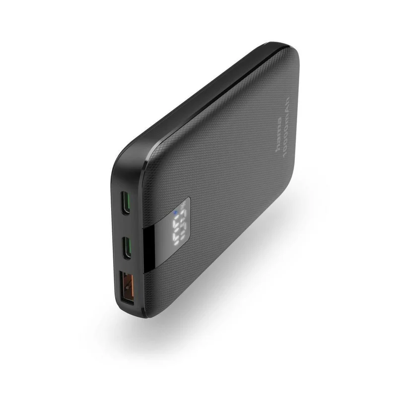 Hama PD 10 Powerbank 10000mAh USB-C Schnellladen Anthrazit