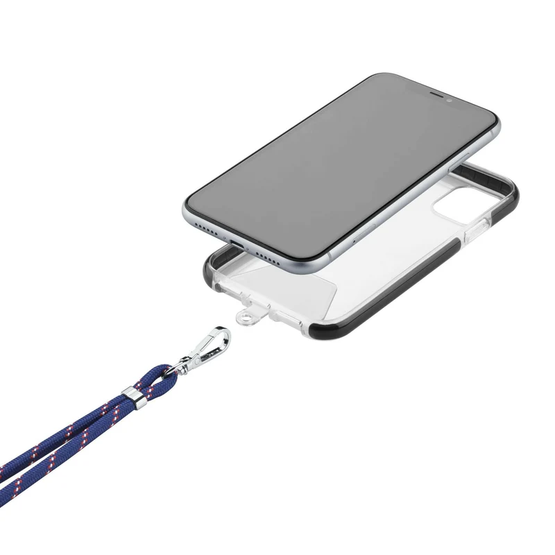 CellularLine Universal Lace Umhängeband für Smartphones Blau
