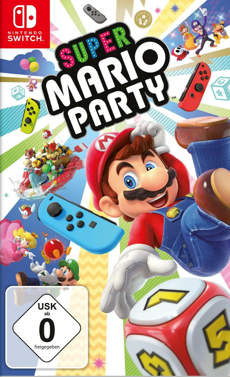 Nintendo Super Mario Party - Switch Spiel + Kabelloser