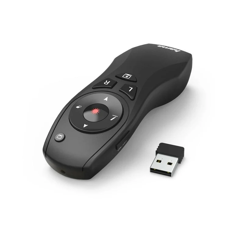 Hama X-Pointer 6in1 Presenter mit rotem Laser, Air-Maus