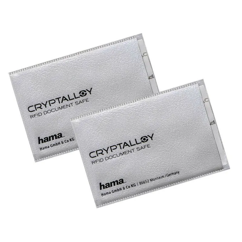 Hama RFID Schutzhülle 2er-Set für Perso & EC-Karte