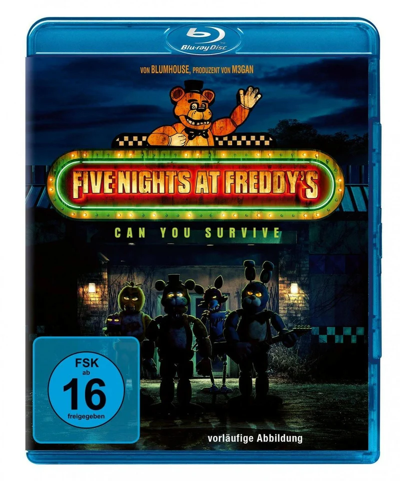Five Nights at Freddy's Blu-ray, Horror, Thriller