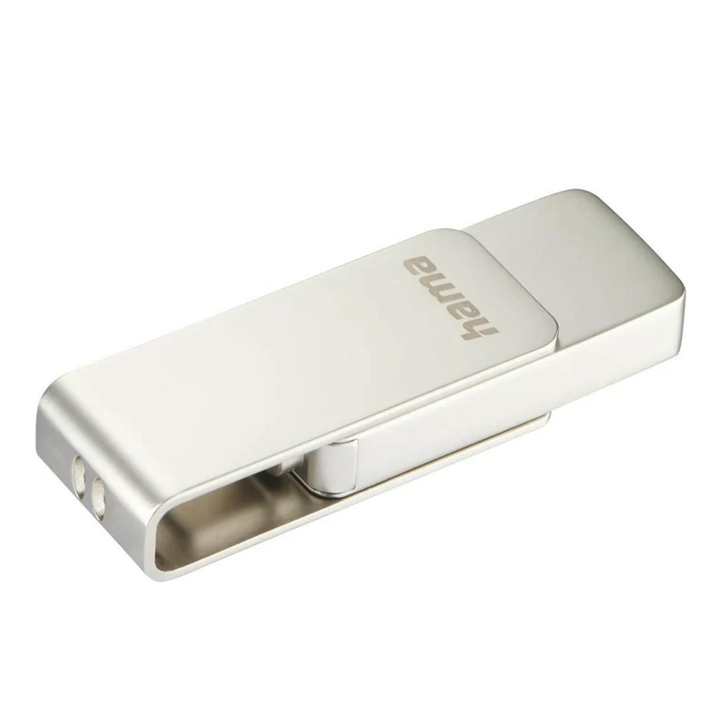 Hama "Uni-C Rotate Pro" USB Stick 32GB USB-C 3.1 - Silber