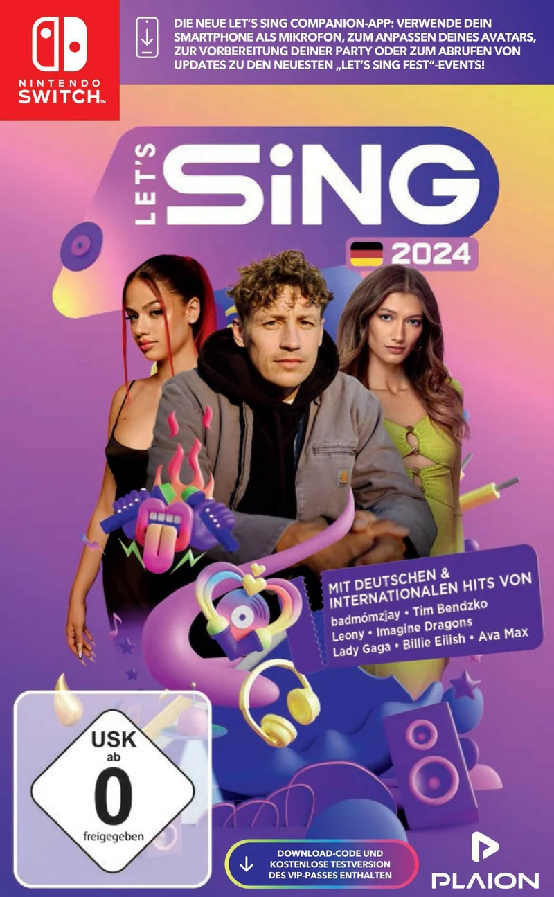 Ravenscourt Let's Sing 2024 Career-Modus VIP-Pass Nintendo