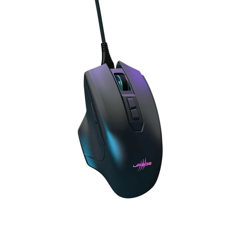 uRage Reaper 410 Gaming-Maus: 12.000 DPI, 76g, RGB, Schwarz