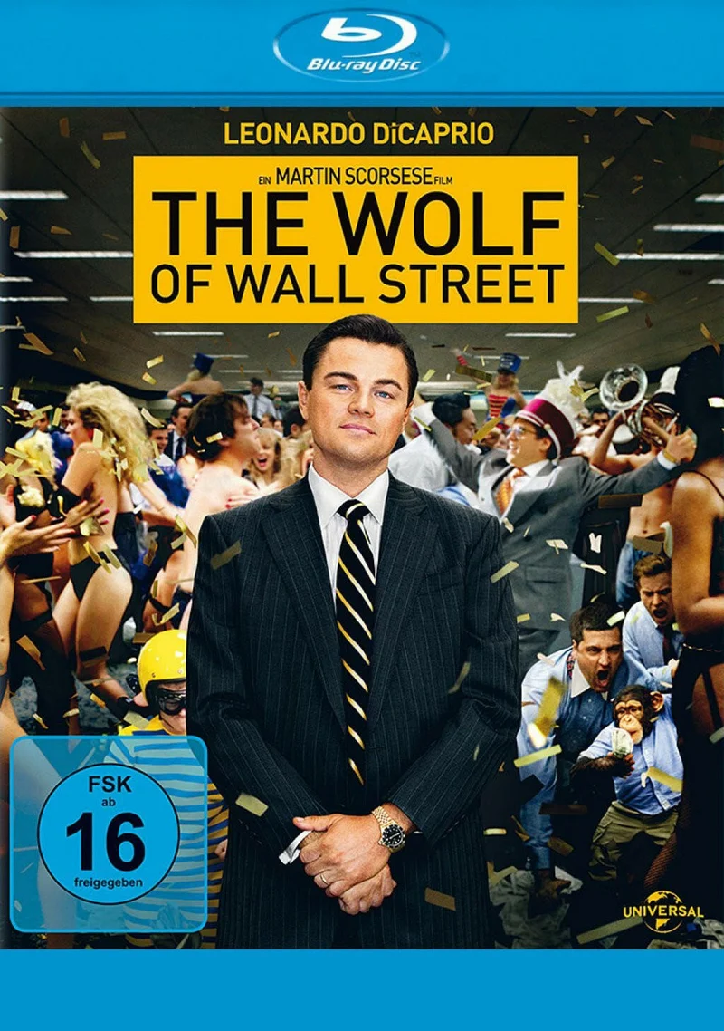 Blu-ray The Wolf of Wall Street Komödie FSK 16 DiCaprio