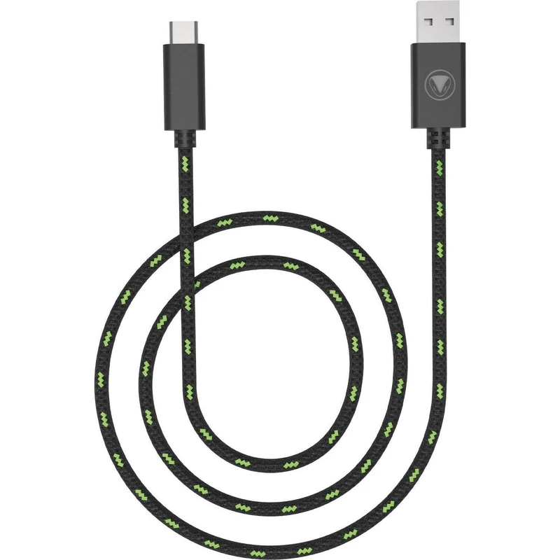 Snakebyte Xbox USB-C Kabel 5m Charge & Data schwarz/grün
