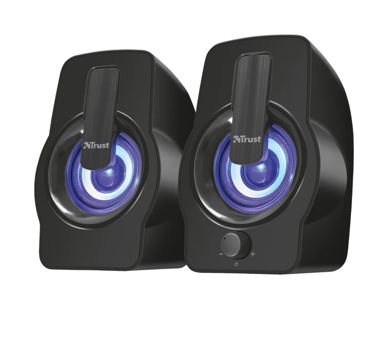 Trust Gemi 2.0 PC-Lautsprecher mit RGB LED, 12W USB Schwarz