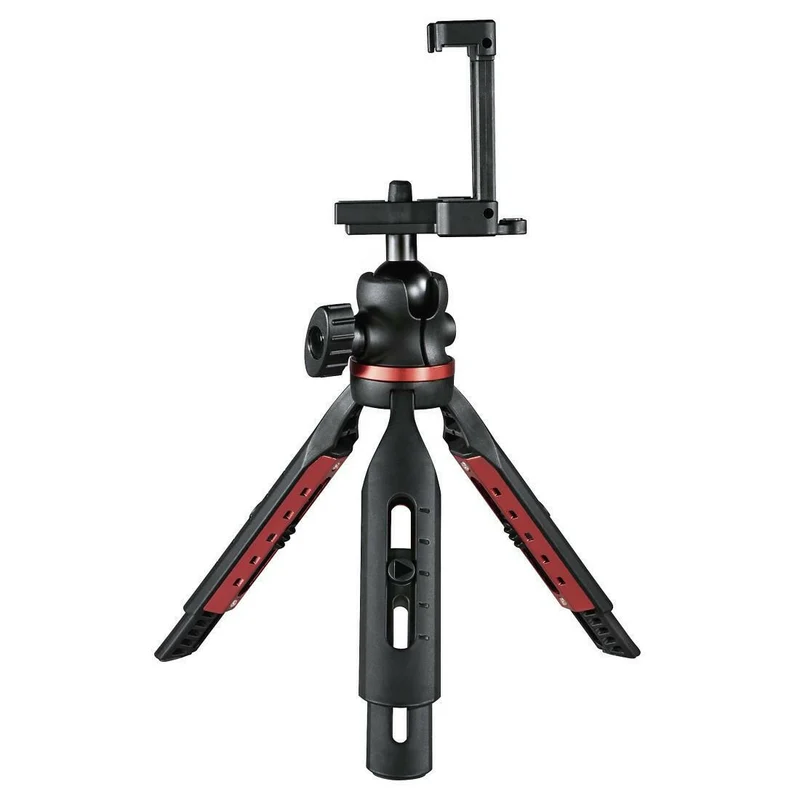 Hama Solid Reisestativ für Handy & Kamera, max. 19 cm