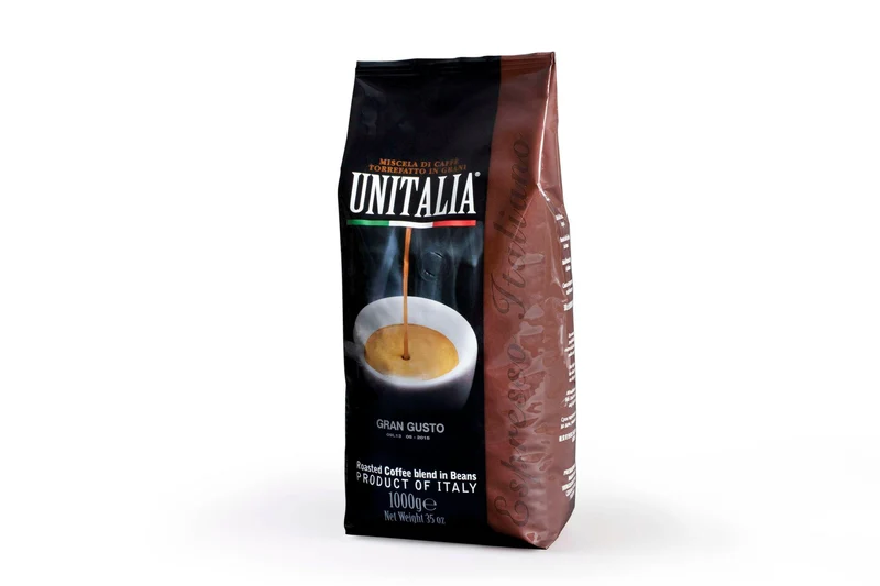 EXP UNITALIA Gran Gusto V12 Kaffee 1 kg ganze Bohnen