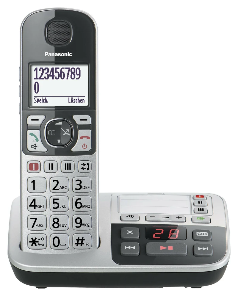 Panasonic KX-TGE520GS Senioren Schnurlostelefon mit