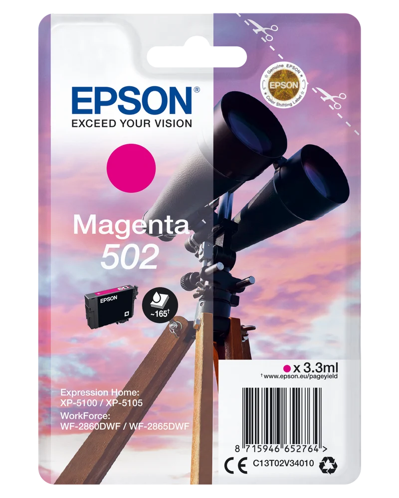 Epson C13T02V34010 Original Tintenpatrone Magenta 3,3 ml