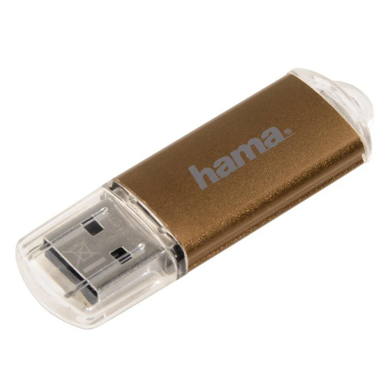 Hama USB-Stick Laeta 32GB USB 2.0 Bronze mit Öse