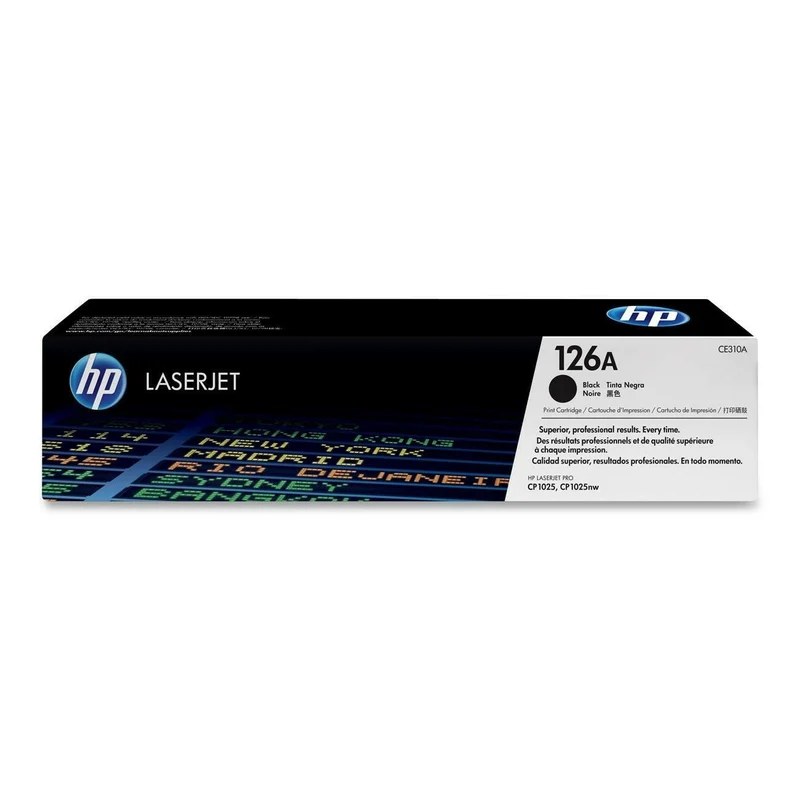 HP 126A (CE310A) Schwarzer Original Toner - 1er Pack