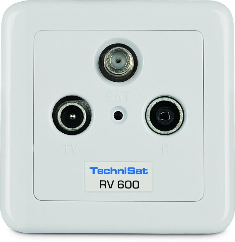 TechniSat RV 600-10 Durchgangsdose 10 dB Aufputz Zubehör