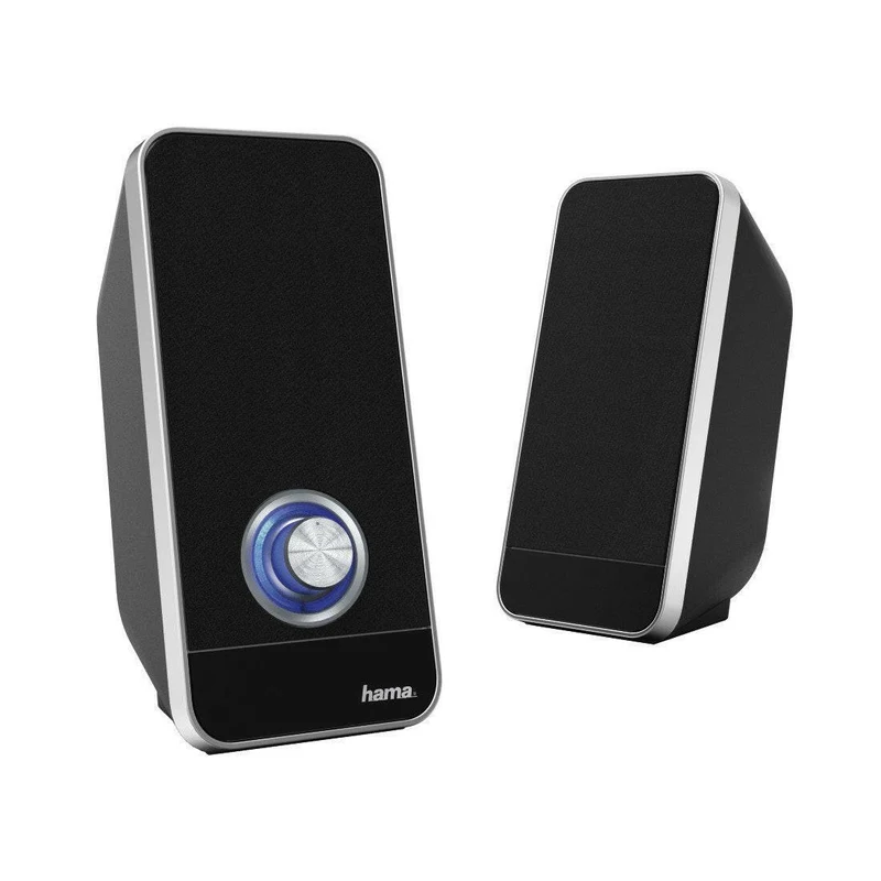 Hama Sonic LS-206 PC-Lautsprecher USB 3.0 3 W Schwarz/Silber