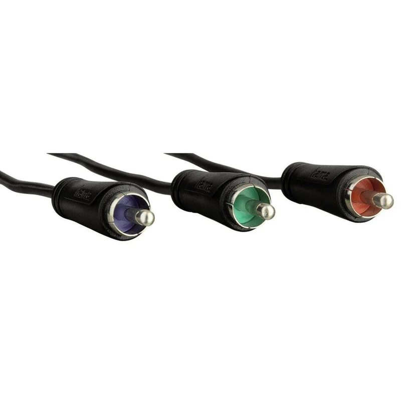 Hama YUV-Verbindungskabel 3 Cinch-Stecker 1,5m - Schwarz