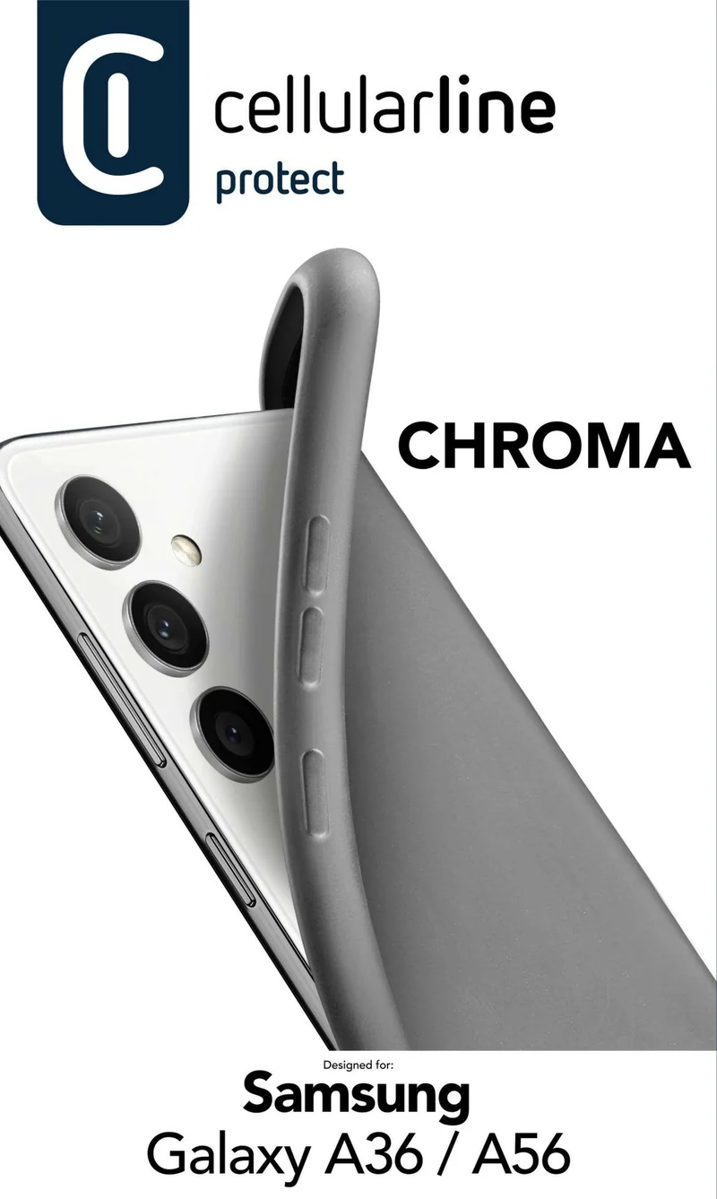 Cellularline Chroma Case für Samsung A36/A56 5G - Grau