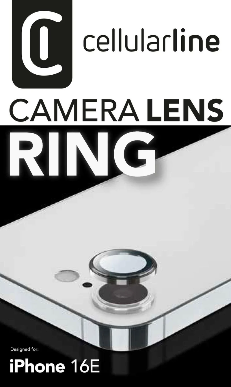 Cellularline Camera Lens Protector für iPhone SE 2025, klar