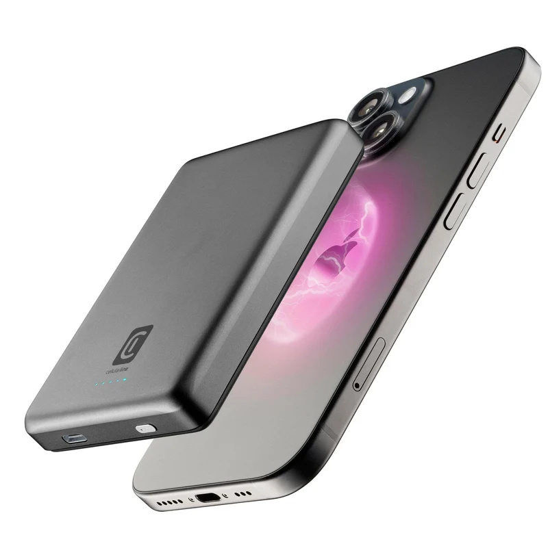 Cellularline MAG LITE 10000 Powerbank MagSafe Grau 10.000