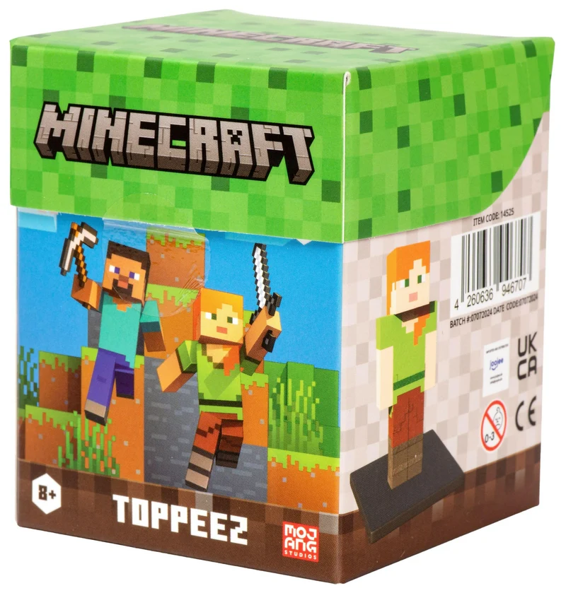 joojee Minecraft 3D Stift Topper Blind Box - 6 cm