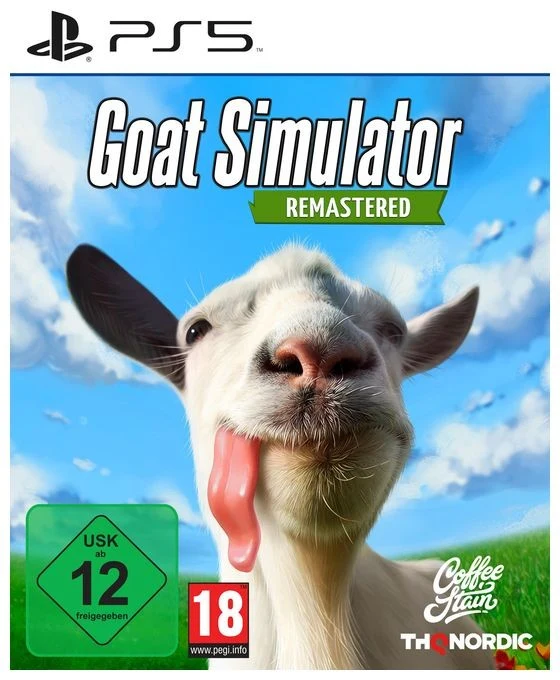 Goat Simulator: Remastered PS5 - Ziegensimulation mit DLCs