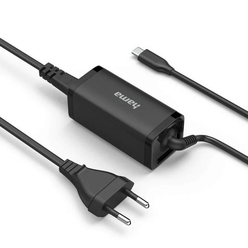 Hama USB-C Netzteil 45W, GaN Power Delivery, 100-240V