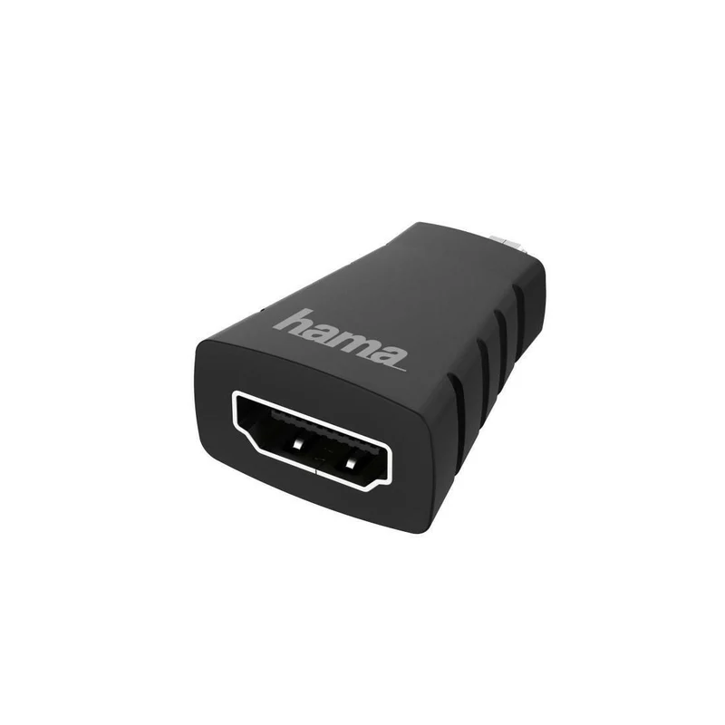 Hama Micro HDMI zu HDMI Adapter Ultra HD 4K - Schwarz - HDMI