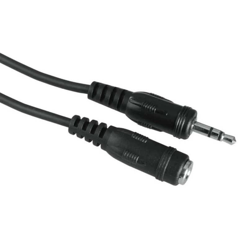 Hama 3,5mm Klinkenverlängerung 5m Stereo Schwarz