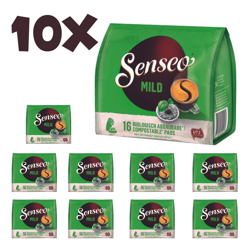 SENSEO® MILD Kaffeepads 16 Stück – UTZ-zertifiziert, Arabica