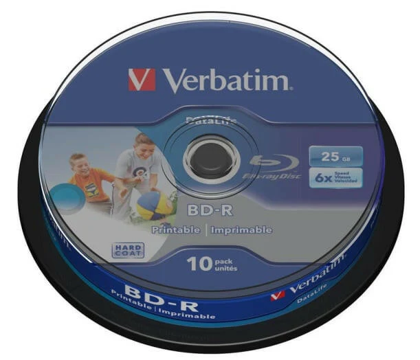 Verbatim Datalife 6x BD-R 25GB 6x 10er-Pack Spindle