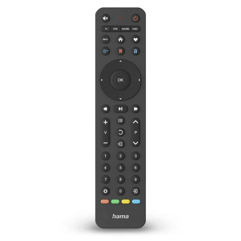 Hama Universalfernbedienung TV Infrarot Pr 4 App Keys