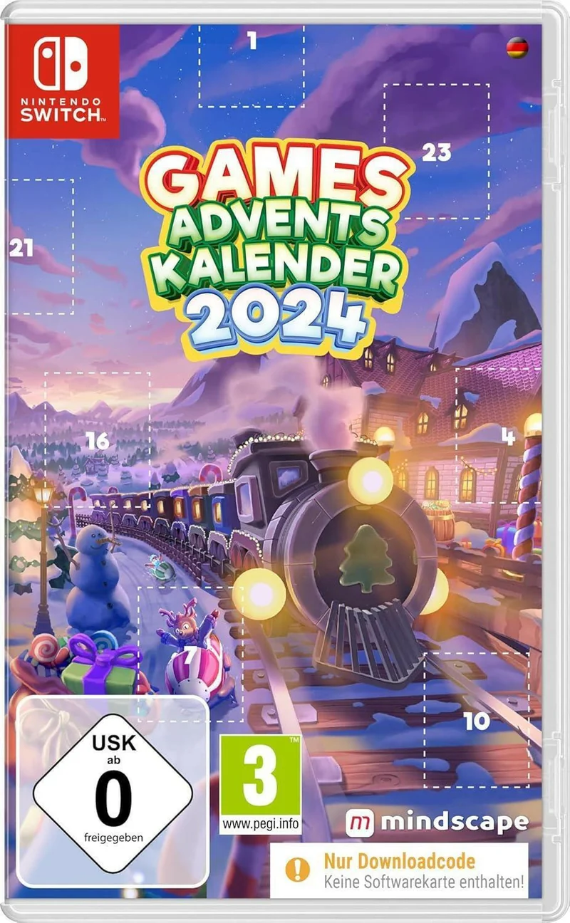 Mindscape Games Adventskalender 2024 Nintendo Switch-Code