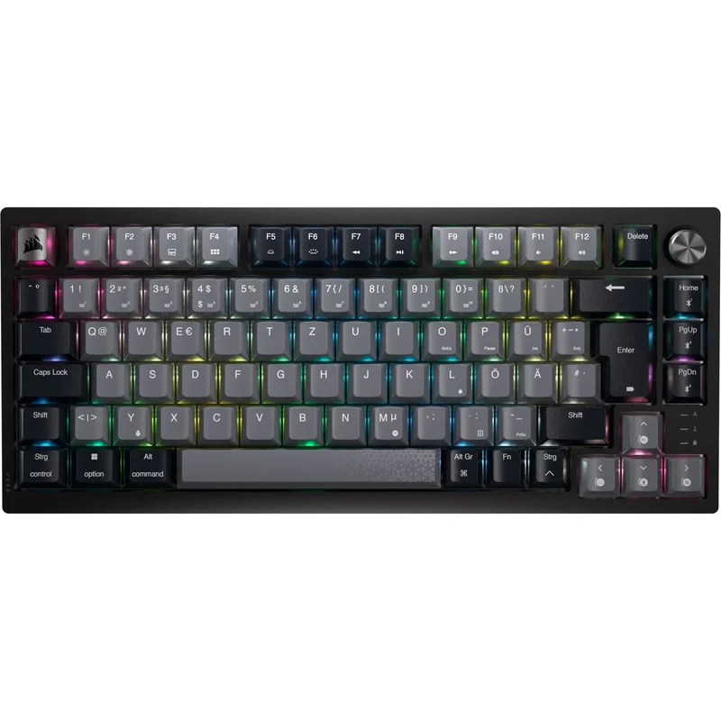 CORSAIR K65 Plus Wireless RGB Gaming-Tastatur, 75%, Schwarz