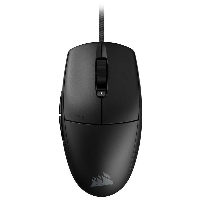Corsair M55 – Leichte FPS-Gaming-Maus mit 16.000 DPI schwarz