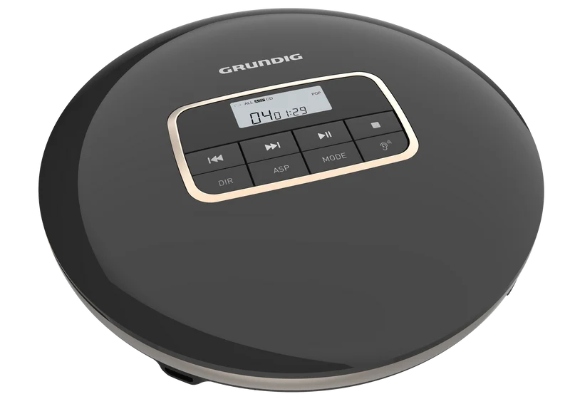 Grundig GCDP 8500 tragbarer CD-Player schwarz, 8h Akku