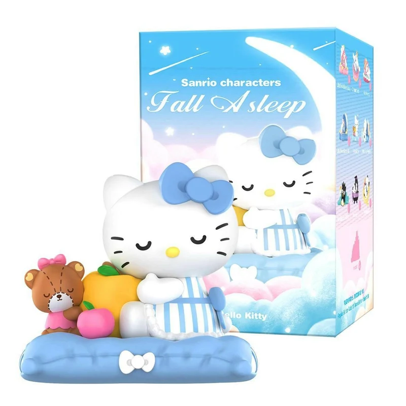 Sanrio Fall Asleep Figur Blind Box mit Überraschungsfigur