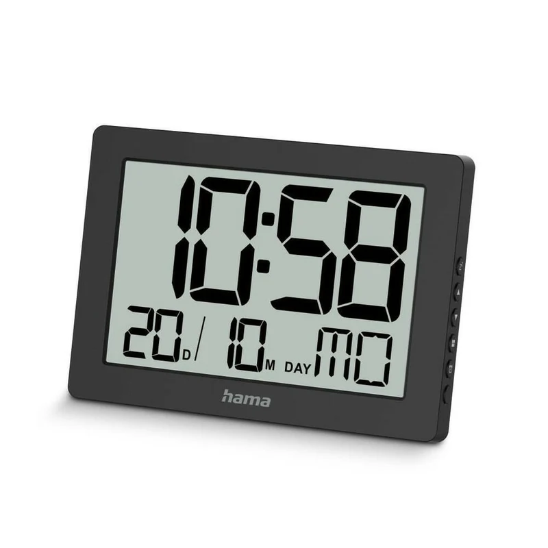 Hama Wanduhr Digital "Ko Tao" 7-Sprachen Display