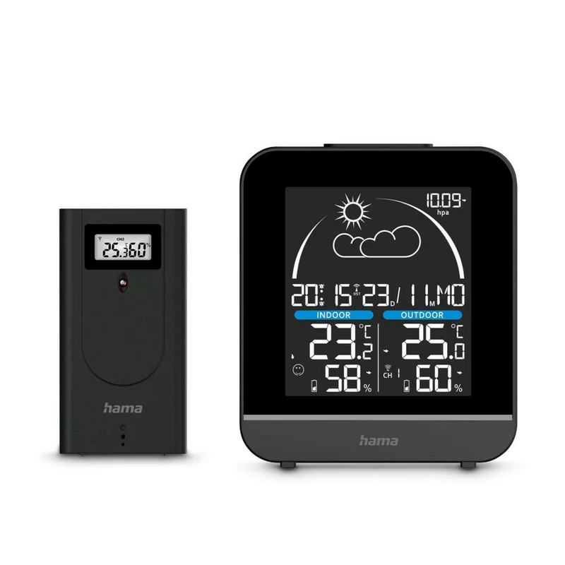 Hama Wetterstation La Gomera mit Außensensor und Funk