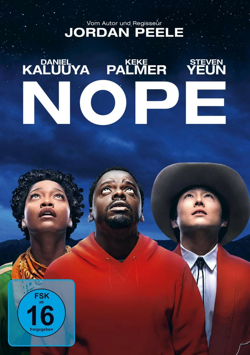 "Nope DVD - Horror Mystery Action Sci-Fi FSK 16 - Jordan