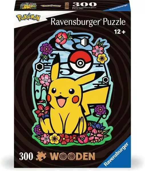 Ravensburger Pikachu Puzzle - 300 Teile Holzpuzzle