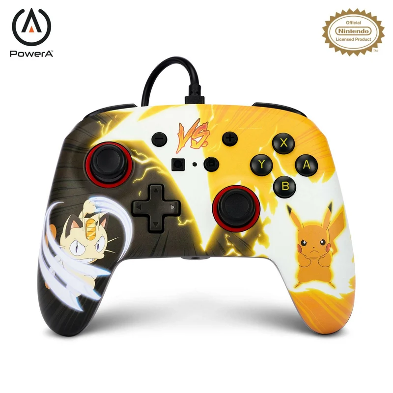 PowerA Nintendo Switch Controller - Pikachu vs. Meowth