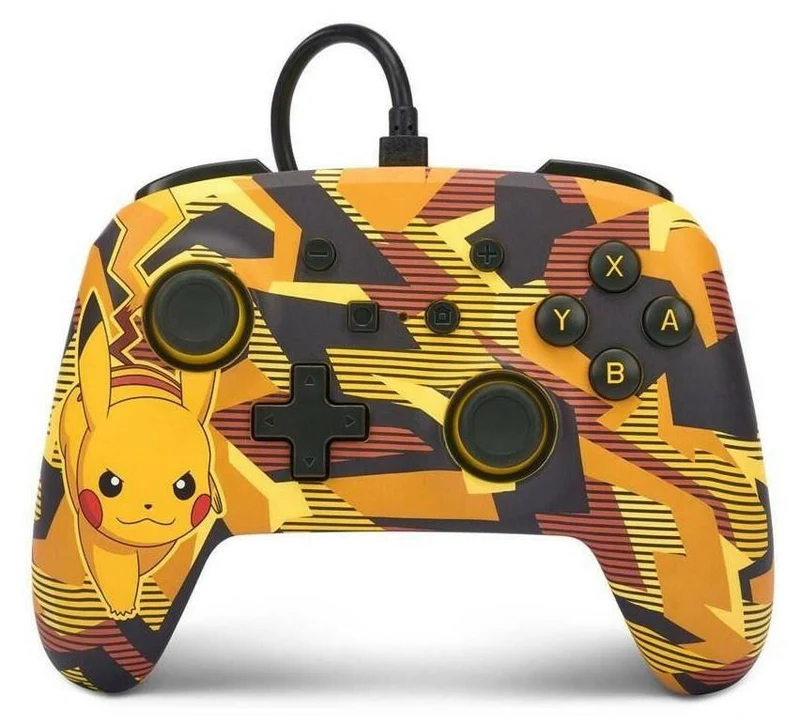 PowerA Nintendo Switch Controller Camo Pikachu Gamepad