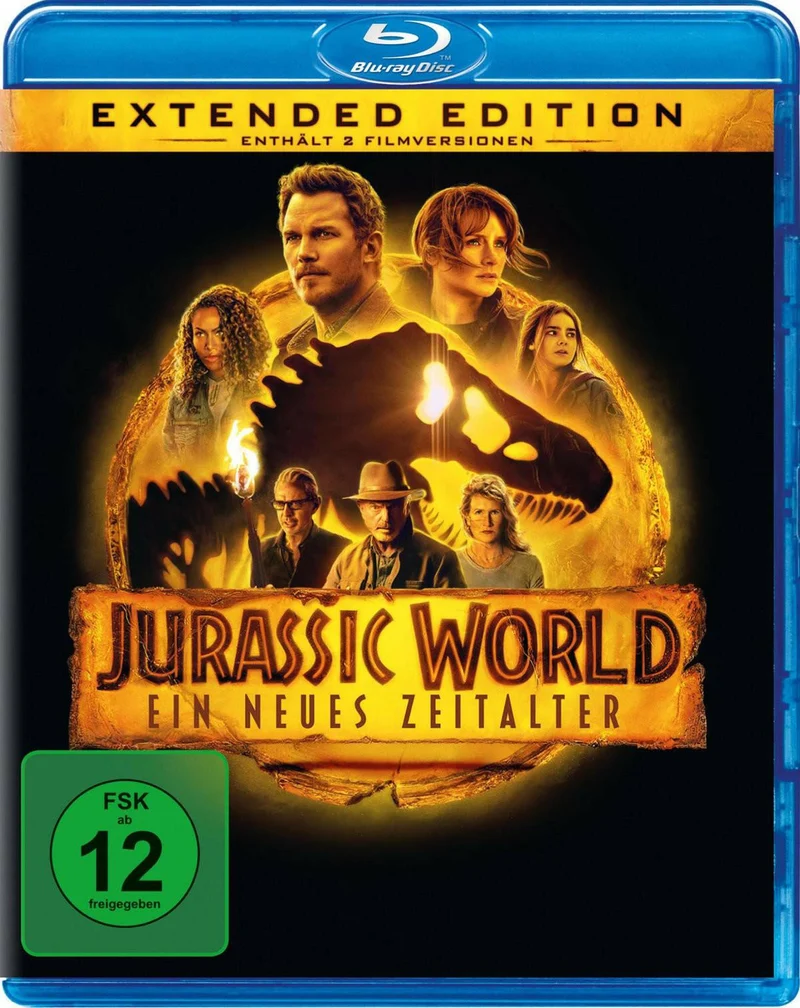 Jurassic World Blu-ray FSK 12 Action 4K UHD