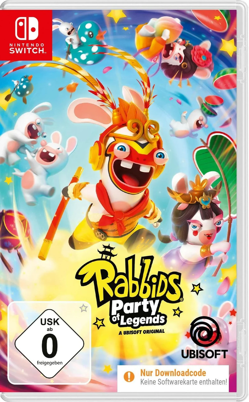Nintendo Switch Rabbids Party of Legends Game, Fun Family