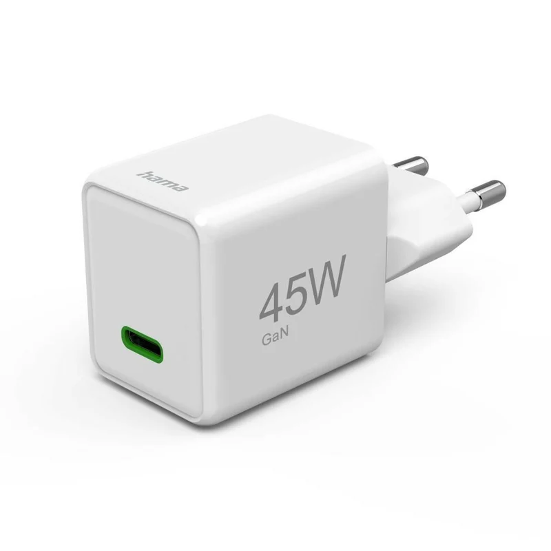 Hama GaN Schnellladegerät USB-C 45W weiß - Power