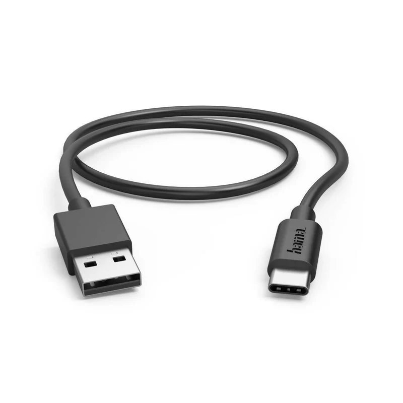 Hama USB-A auf USB-C Ladekabel 0,5m Schwarz