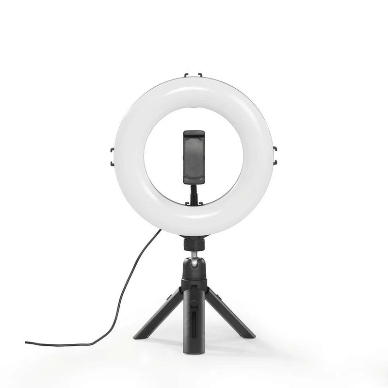 Hama LED Ringlicht Stativ Handy 8“ Selfie YouTube TikTok