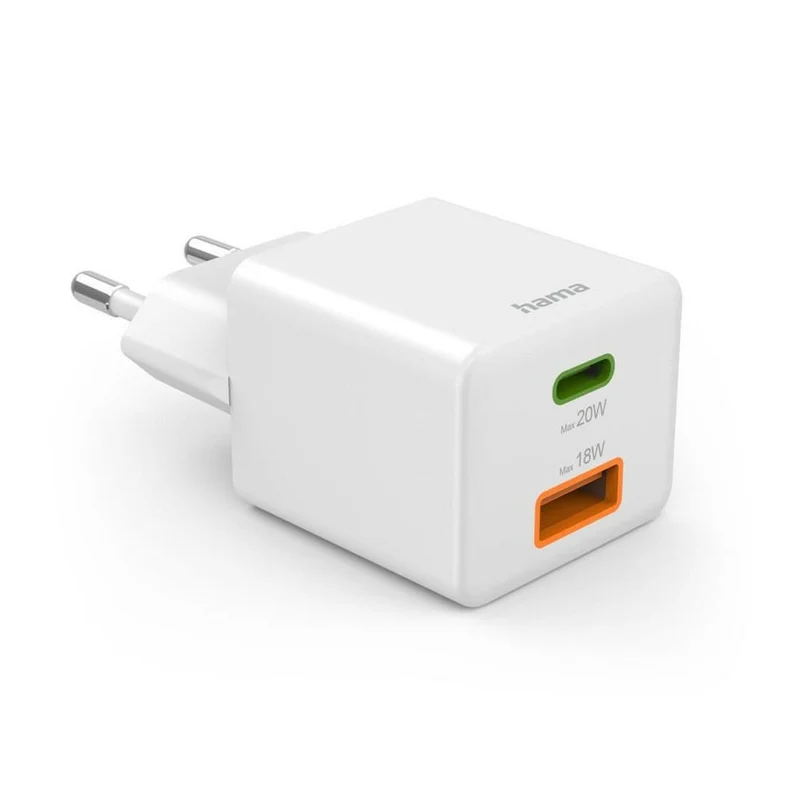 Hama USB-C & USB-A Schnellladegerät PD 20 W