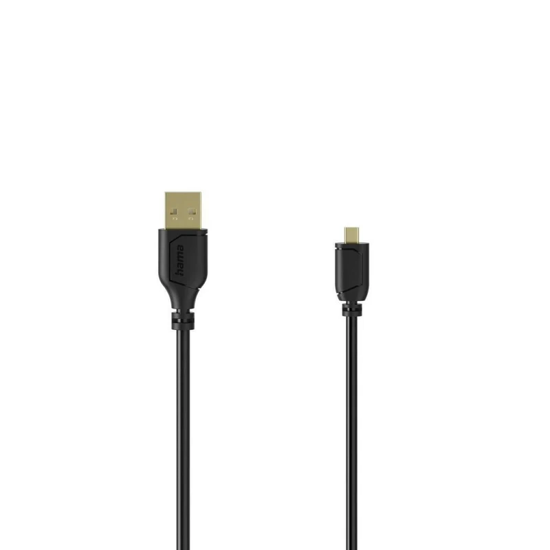 Hama Flexi-Slim Mini-USB-Kabel USB 2.0 480MB/s 0,75m
